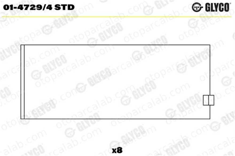 GLYCO 01-4729/4 STD Kol Yatak (STD) OPEL VECTRA C VECTRA C GTS 622763