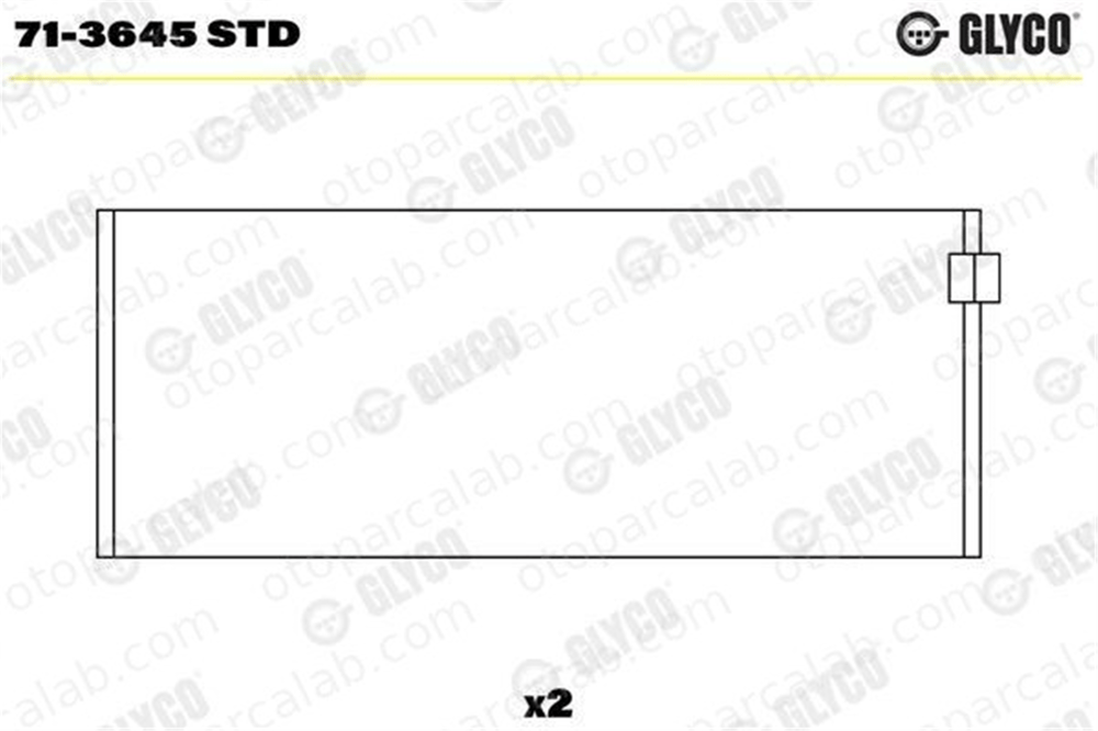 GLYCO 71-3645 STD Kol Yatak (STD) MERCEDES-BENZ SPRINTER 4-t Panelvan/Van E-SERISI T-Model 713645STD 6020301560
