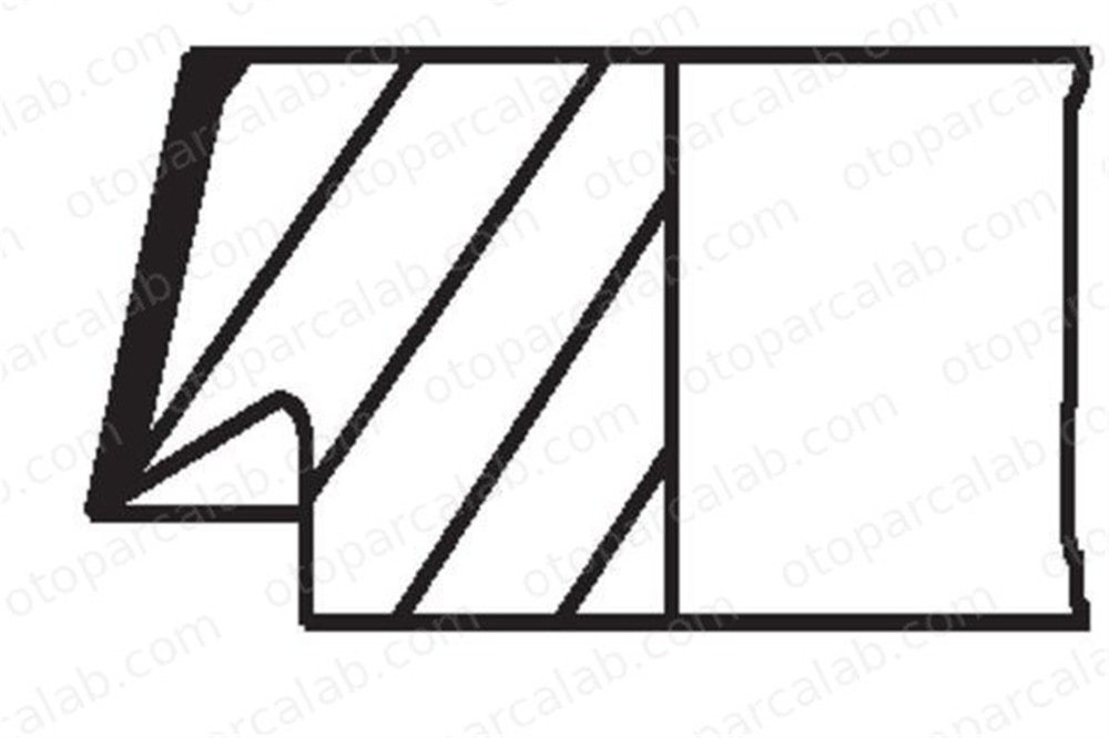 GOETZE 06-87711120 Segman (86.00MM-100) MAN F90 MERCEDES-BENZ AROCS A0011311111 11311111
