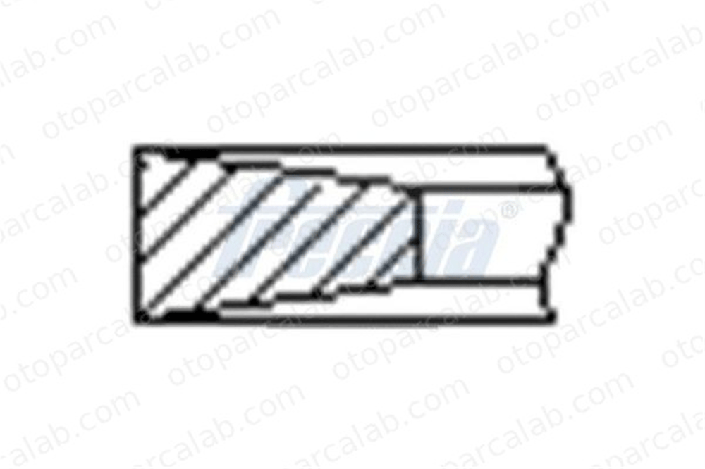 GOETZE 68383110G Segman (75.00MM-100) CITROËN BERLINGO Kasa/büyük limuzin PEUGEOT PARTNER Kasa/büyük limuzin AV6Q6148AA 640W5