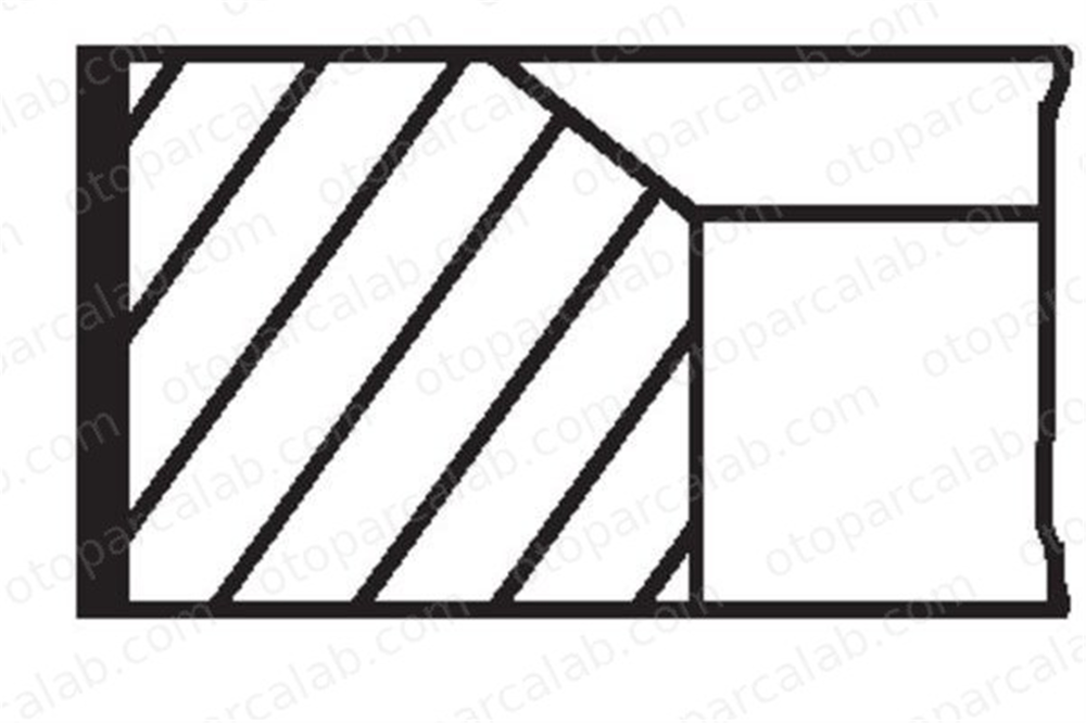GOETZE 68395110G Segman (86.00MM-100) FORD TRANSIT Panelvan/Van TRANSIT Platform şasi 6C1Q 6148 AA 0628.S6