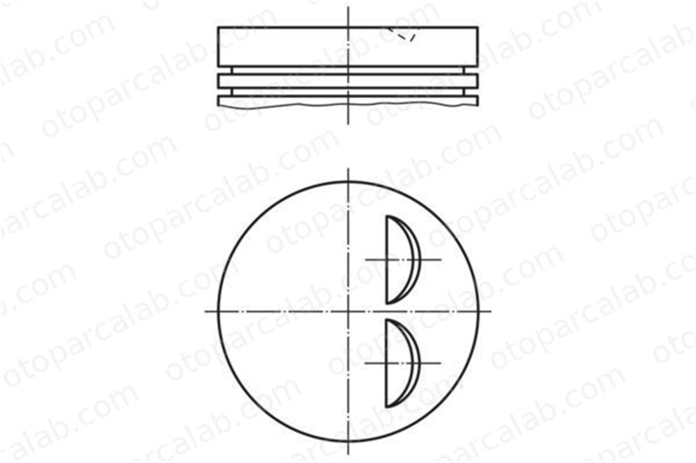 GOETZE 87-501800-40 Piston (STD) SEAT CORDOBA IBIZA II 48107065F 48107103F