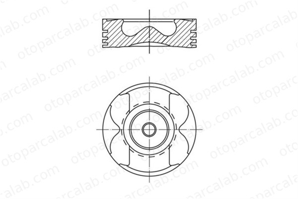 GOETZE 87-70270-STD Piston (82.00MM-STD) BMW 3 5 11258657760