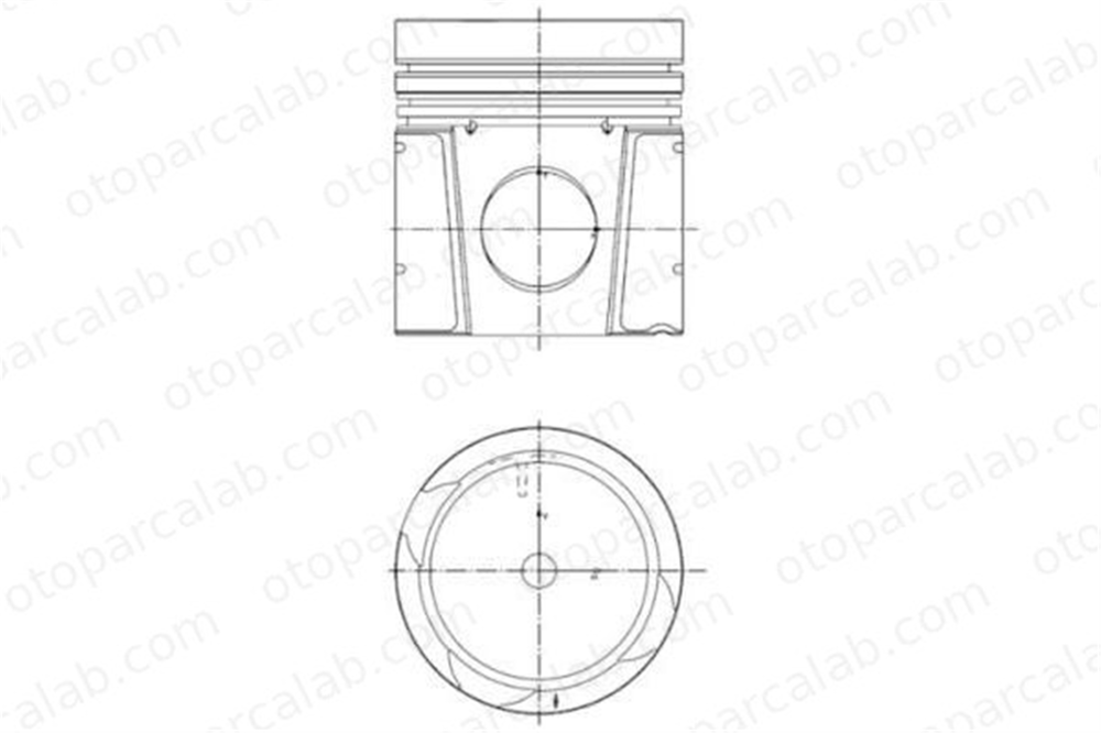 GOETZE 87-72475-STD Piston (130.00MM-STD) DAF XF II XD 1746914 1638356