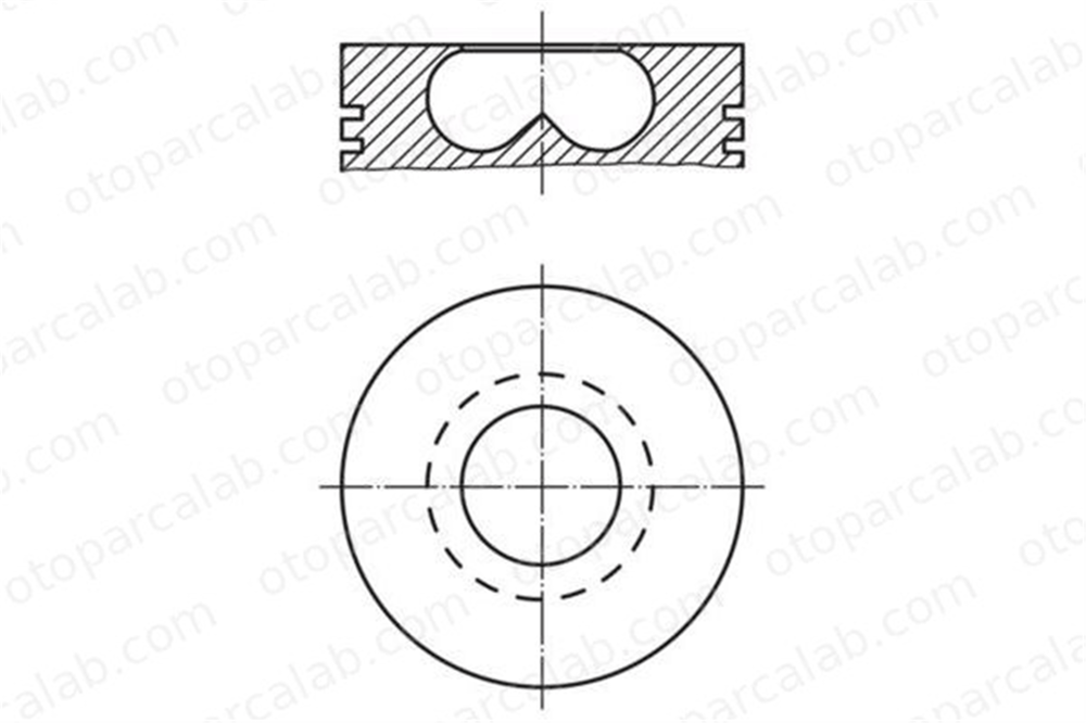 GOETZE 87-72709-STD Piston (86.01MM-STD) FIAT 90 66 1201216 3S7Q6K100DAA