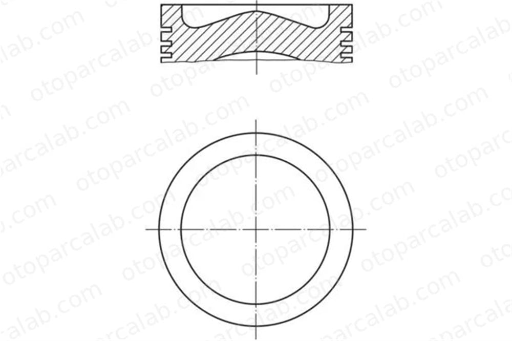 GOETZE 87-72771-STD Piston (73.70MM-STD) FORD FIESTA VI FIESTA VI Van 8783840002 628W2
