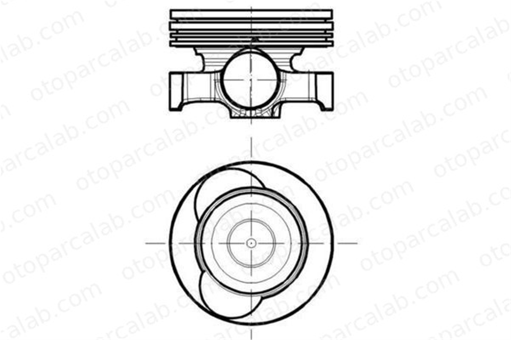 GOETZE 87-75661-050 Piston MERCEDES-BENZ CITAN Kasa/büyük limuzin CITAN MPV 120A17283R A6070301800