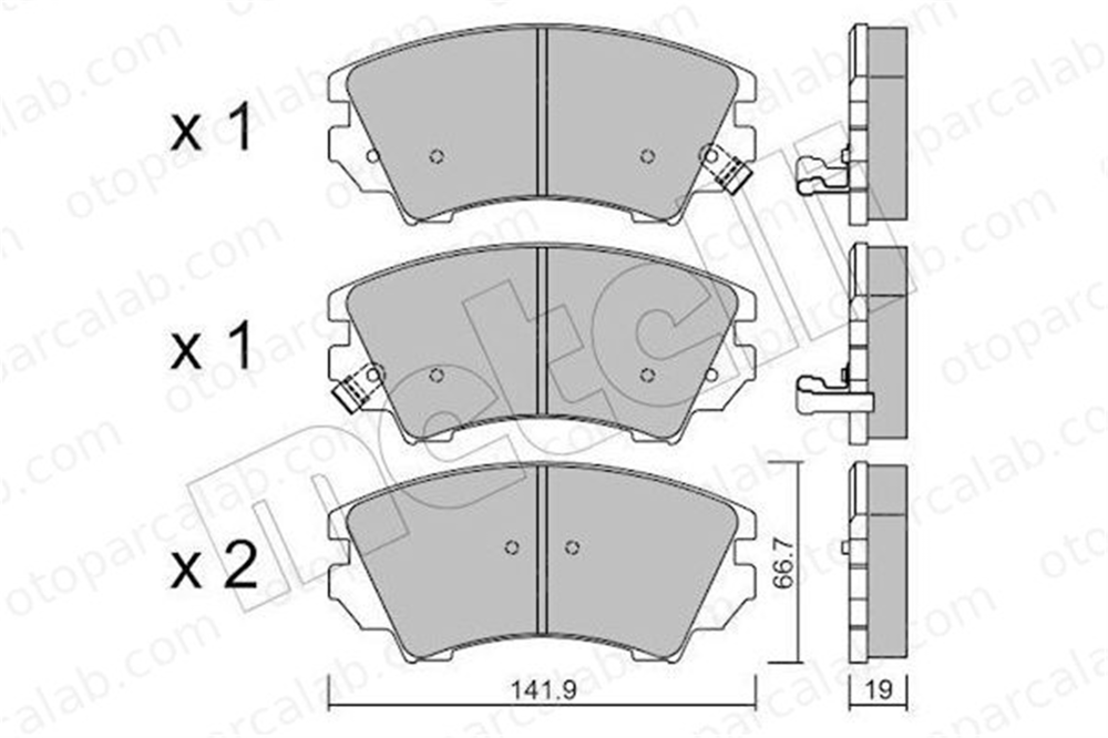 GOODYEAR 101079 Fren Disk Balata Ön OPEL INSIGNIA A INSIGNIA A Sports Tourer 1605232 13237751
