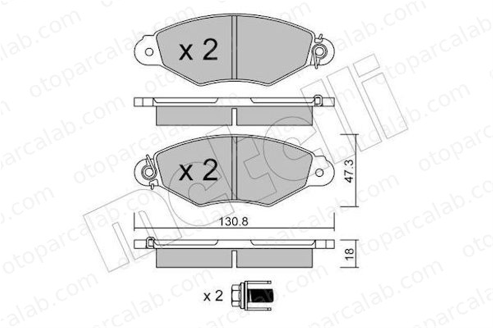GOODYEAR 101105 Fren Disk Balata Ön RENAULT KANGOO KANGOO Express 7701208142 425169