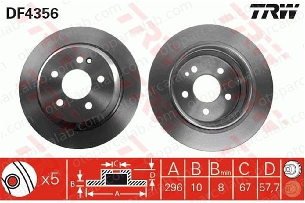 GOODYEAR 103091 Fren Disk Ayna Arka Sağ ve Sol MERCEDES-BENZ VITO Minibüs/Otobüs VITO / MIXTO Panelvan/Van A6394230112 6394230112
