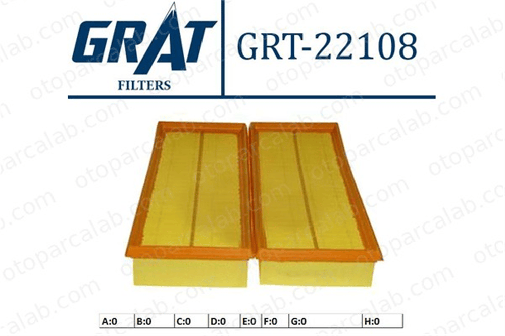 GRAT 22108 Hava Filtresi MERCEDES-BENZ C-SERISI E-SERISI A1120940004 5143888AA