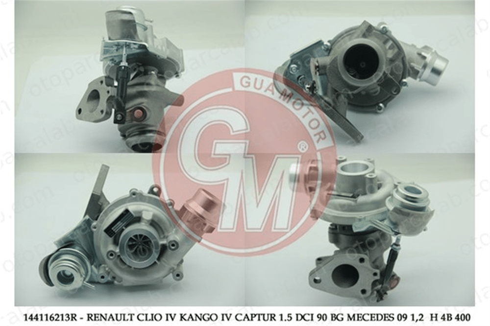 GUA 40632 Turbo Şarj MERCEDES-BENZ CITAN Kasa/büyük limuzin CITAN Mixto 144116213R 144116137R