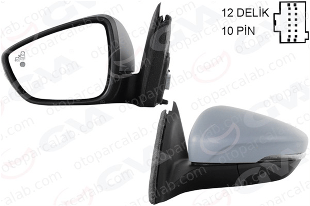 GVA 1035225 Dikiz Aynası Dış Sol FORD FOCUS IV FOCUS IV Turnier JX7B17E715KF JX7B13B381AB