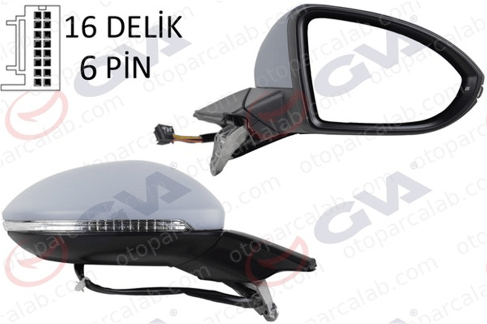 GVA 1075272 Dikiz Aynası Dış Sağ VW GOLF VII GOLF VII Variant 5G1857508CLGRU 5G0857522