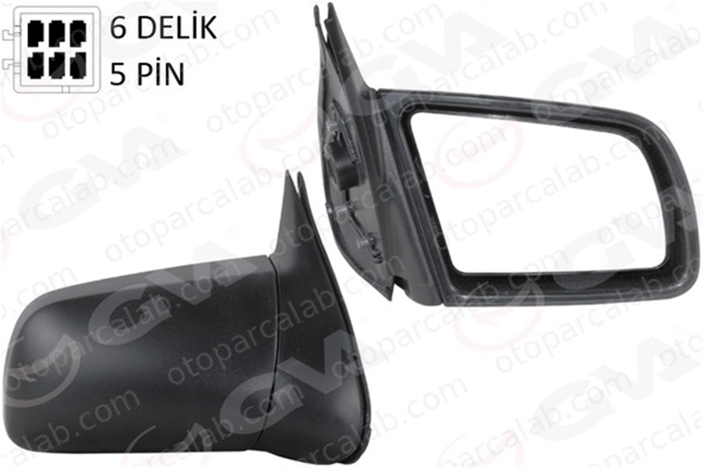 GVA 1090302 Dikiz Aynası Dış Sağ OPEL VECTRA A VECTRA A Hatchback 1426370 90510433
