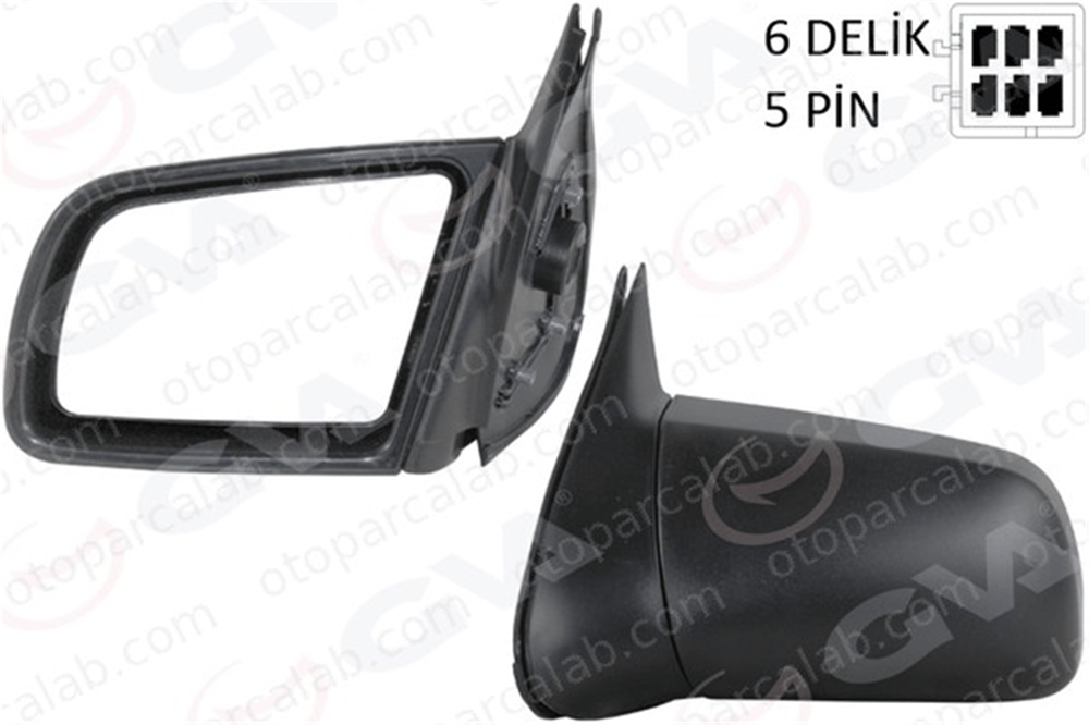 GVA 1090303 Dikiz Aynası Dış Sol OPEL VECTRA A VECTRA A Hatchback 1426373 90510431