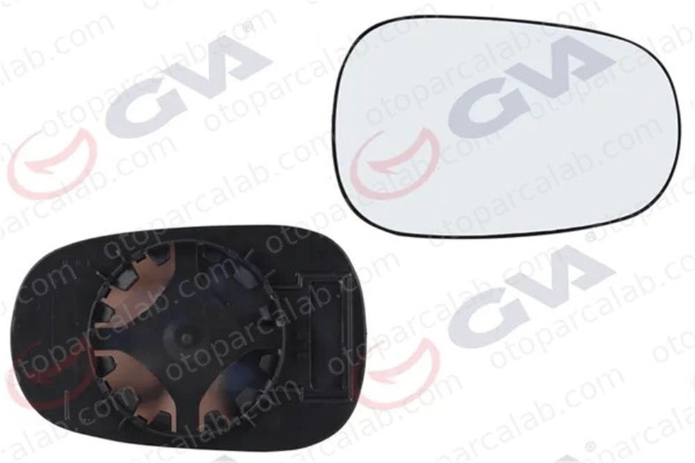 GVA 1114002 Ayna Camı Dış Sağ RENAULT CLIO II MEGANE I 7701040255 7701040426