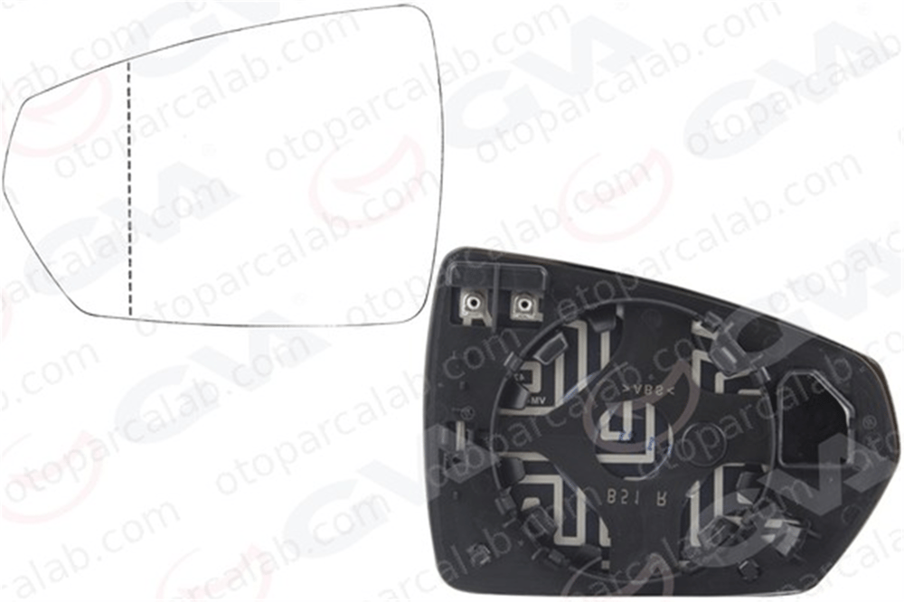 GVA 1175067 Ayna Camı Dış Sol VW POLO VI AUDI A1 City Carver 2G0857521B