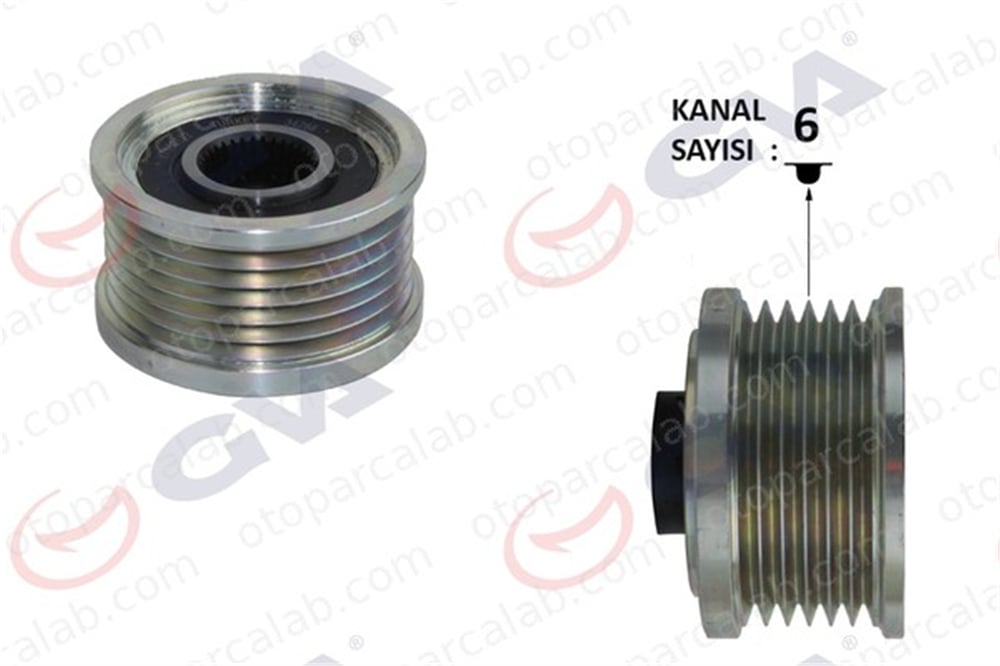 GVA 2829110 Alternatör Kasnağı FIAT BRAVO II STILO Multi Wagon 77363948 77364725