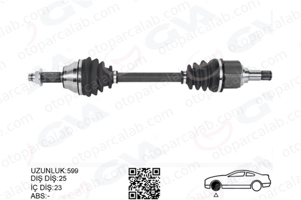 GVA 4435001 Aks Komple Ön Sol FORD FIESTA IV FIESTA Kasa/büyük limuzin 97FX3220CA 1014111