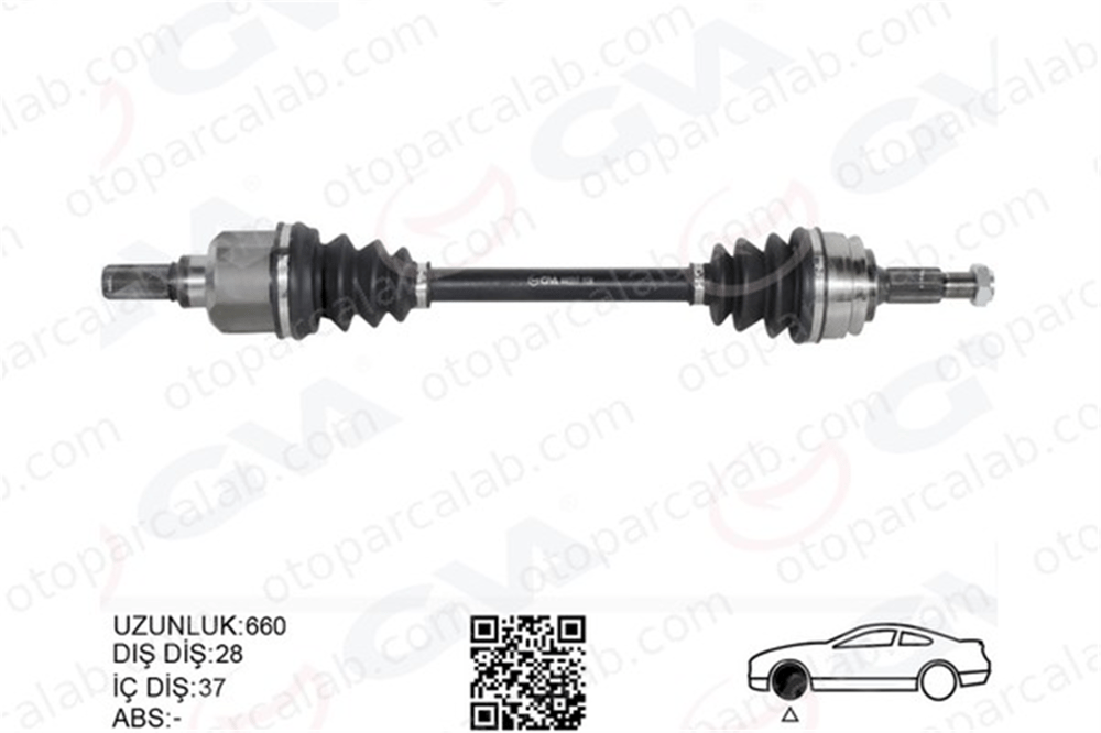 GVA 4443317 Aks Komple Ön Sol CITROËN C4 PICASSO II C4 GRAND PICASSO II 9808771480 1613306680