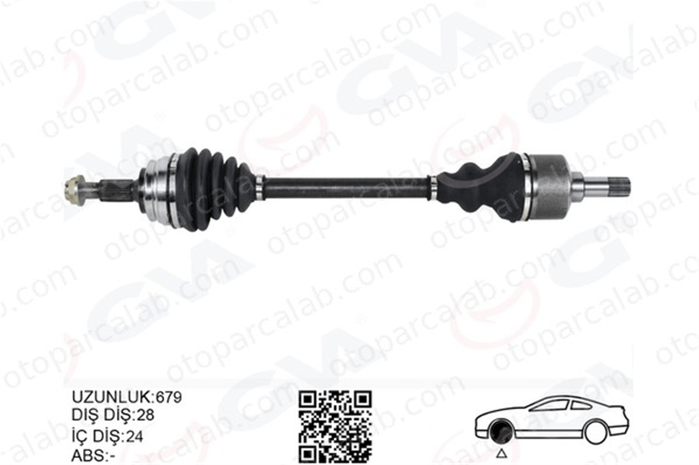 GVA 4445127 Aks Komple Ön Sol CITROËN BERLINGO Kasa/büyük limuzin PEUGEOT RIFTER 9677561480 9820471280
