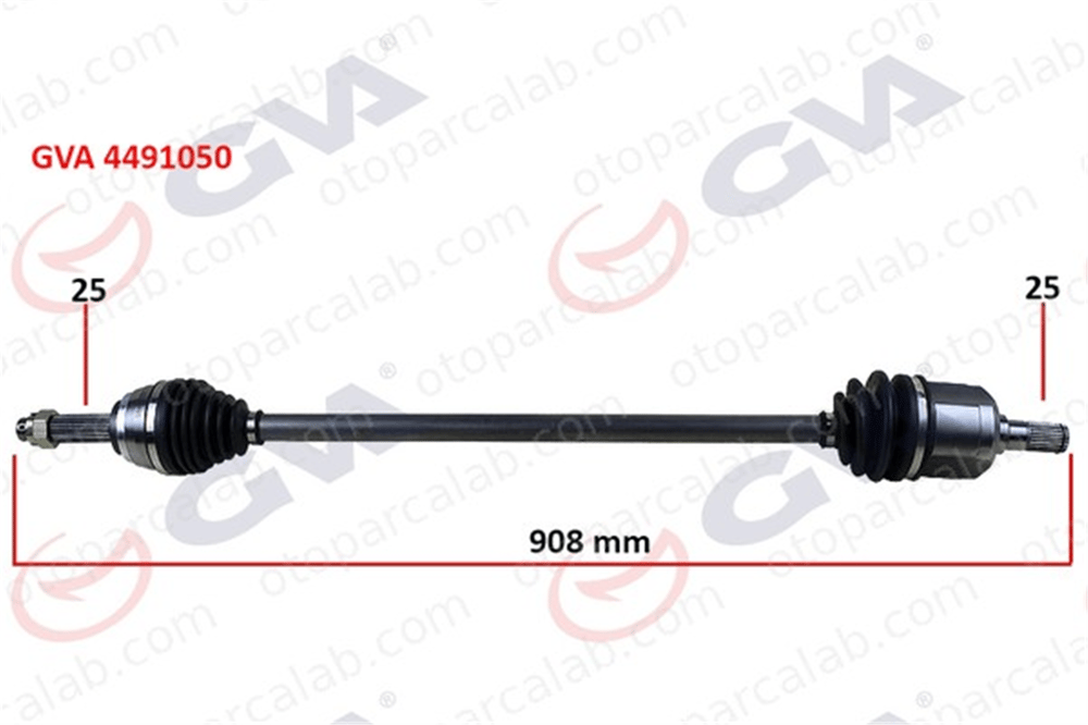 GVA 4491050 Aks Komple Ön Sağ HYUNDAI ACCENT II ACCENT II Sedan 4950025210