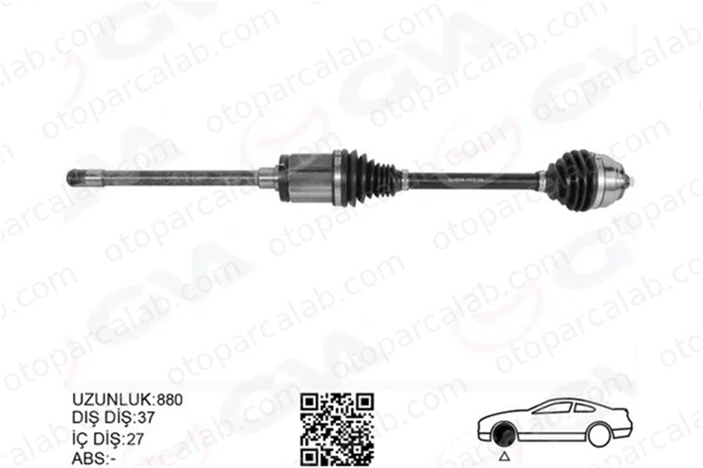 GVA 4499196 Aks Komple Ön Sağ BMW X3 X4 31607619658 31608675014