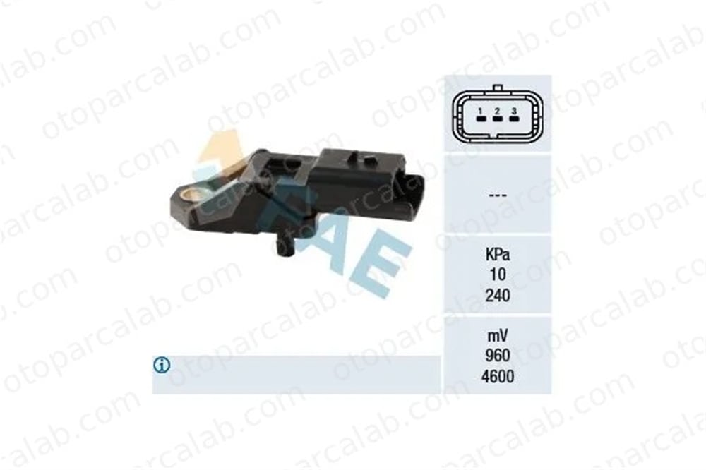 GVA 5343718 MAP Sensörü CITROËN C5 I C5 I Break 1920GH 9642789980