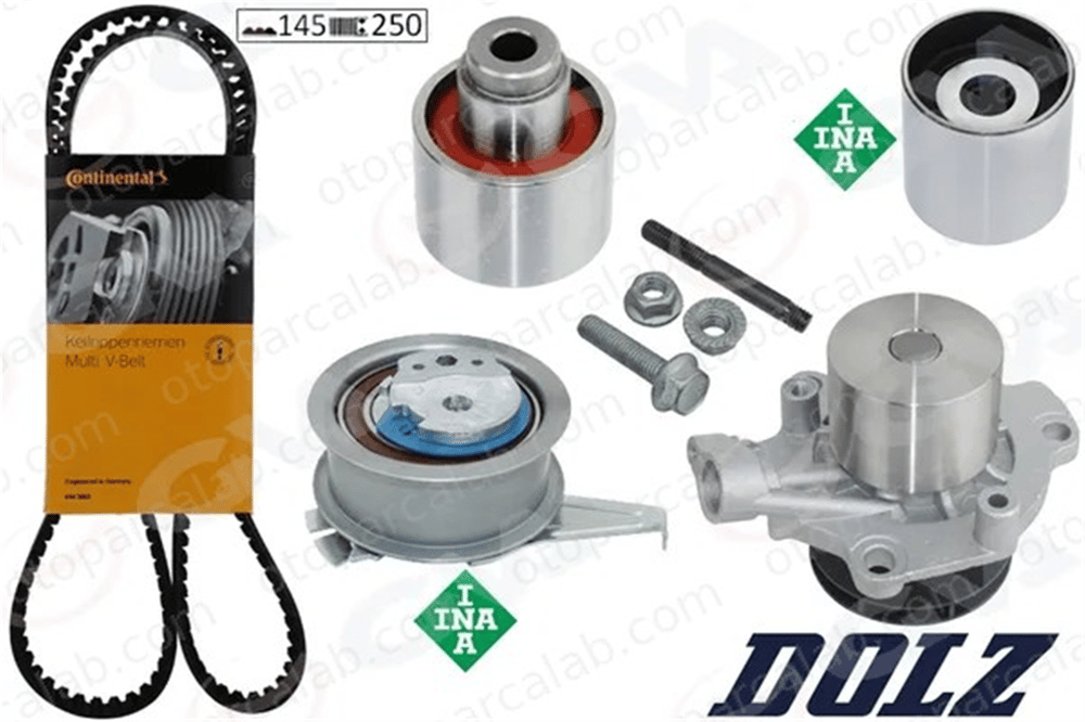 GVA 59WPK7560C Triger Kayış Seti AUDI Q5 SEAT LEON ST 4L198119B 4L198119A