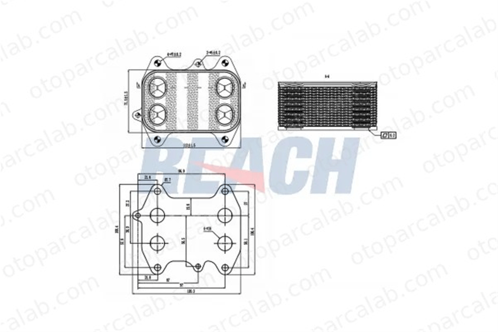 GVA 9113560 Motor Yağ Soğutucu AUDI A4 B8 A4 B8 Avant 3L117021C 3L115389B