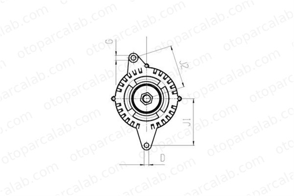 HC CARGO F 032 111 362 Alternatör HC-CARGO F 032 111 362 FORD ESCORT IV FIESTA II 1005308 R86AX10300AB