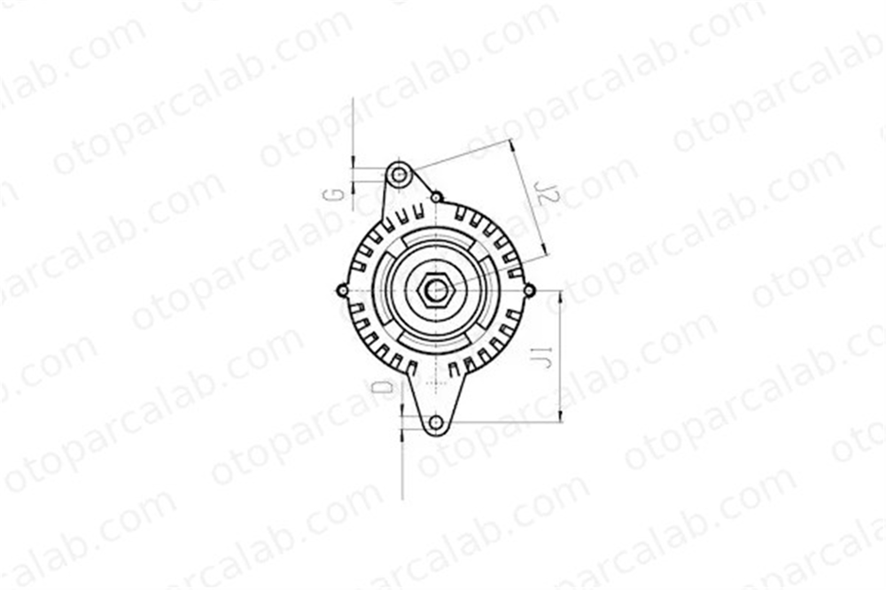 HC CARGO F 032 113 640 Alternatör HC-CARGO F 032 113 640 CITROËN C8 FIAT ULYSSE 71732307 71733552