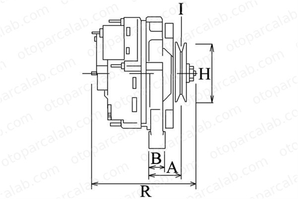 HC CARGO F 032 114 462 Alternatör HC-CARGO F 032 114 462 FIAT GRANDE PUNTO PUNTO EVO 1535436 71784031