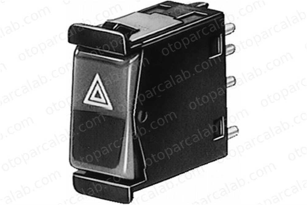 HELLA 6HH 003 631-021 Dörtlü Flaşör Düğmesi MERCEDES-BENZ 190 S-SERISI A0008209010 137499
