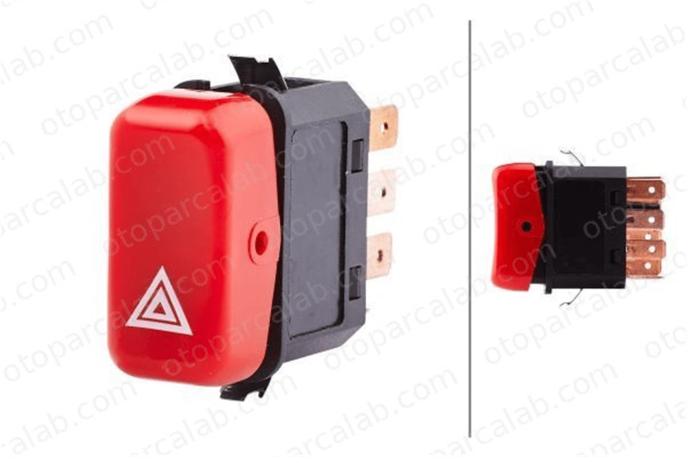 HELLA 6HH 004 175-021 Dörtlü Flaşör Düğmesi MERCEDES-BENZ AXOR 2 T2/LN1 Panelvan/Van 55459224 0055459224