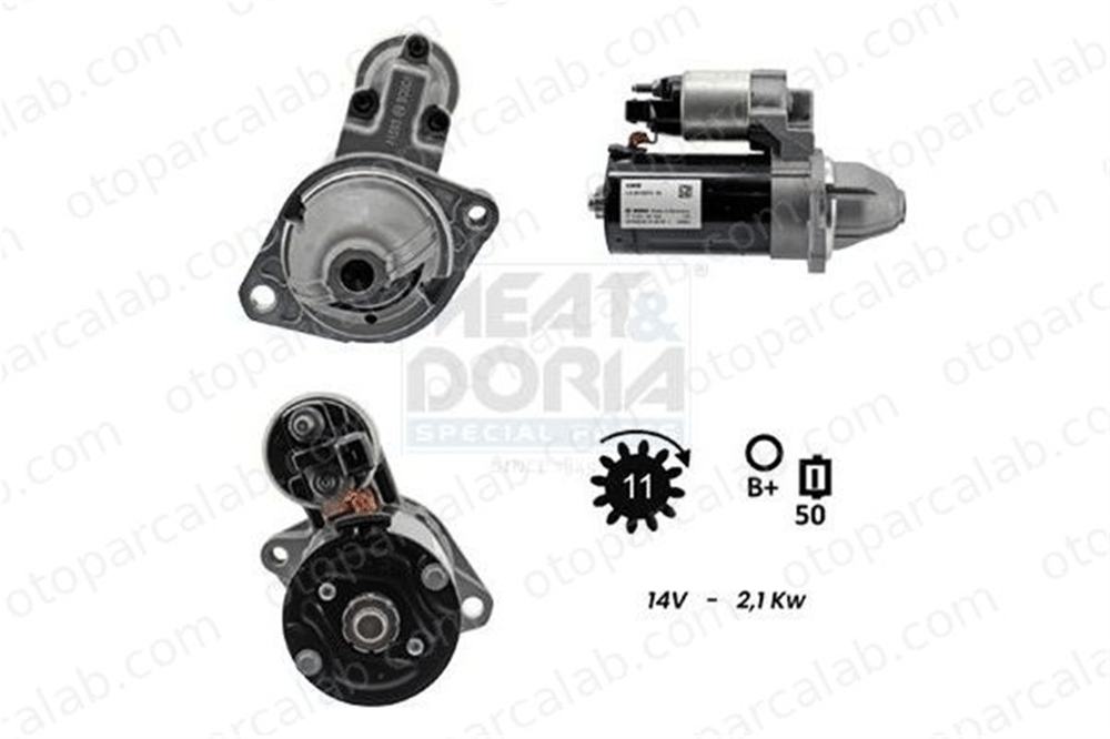 HELLA 8EA 011 612-771 Marş Dinamosu BMW 1 3 12418612576 12418614519