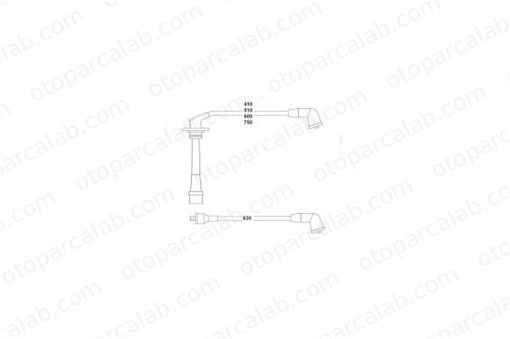 HELLUX HBK3396 Buji Kablosu DAIHATSU CHARADE IV APPLAUSE I Hatchback 1990187198 1990187183