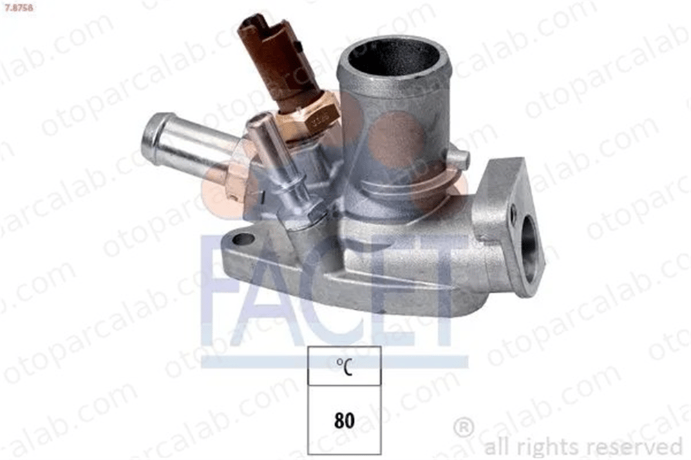 HELLUX HTR.251004 Termostat 80 °C ALFA ROMEO GIULIETTA MITO 55215006 55250168
