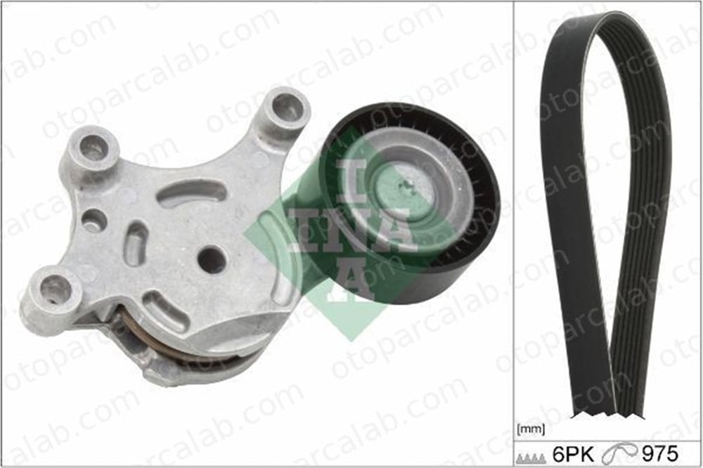 INA 529 0261 10 Vantilatör Kayış Seti CITROËN BERLINGO Kasa/büyük limuzin BERLINGO MULTISPACE 1611277580 1611277880