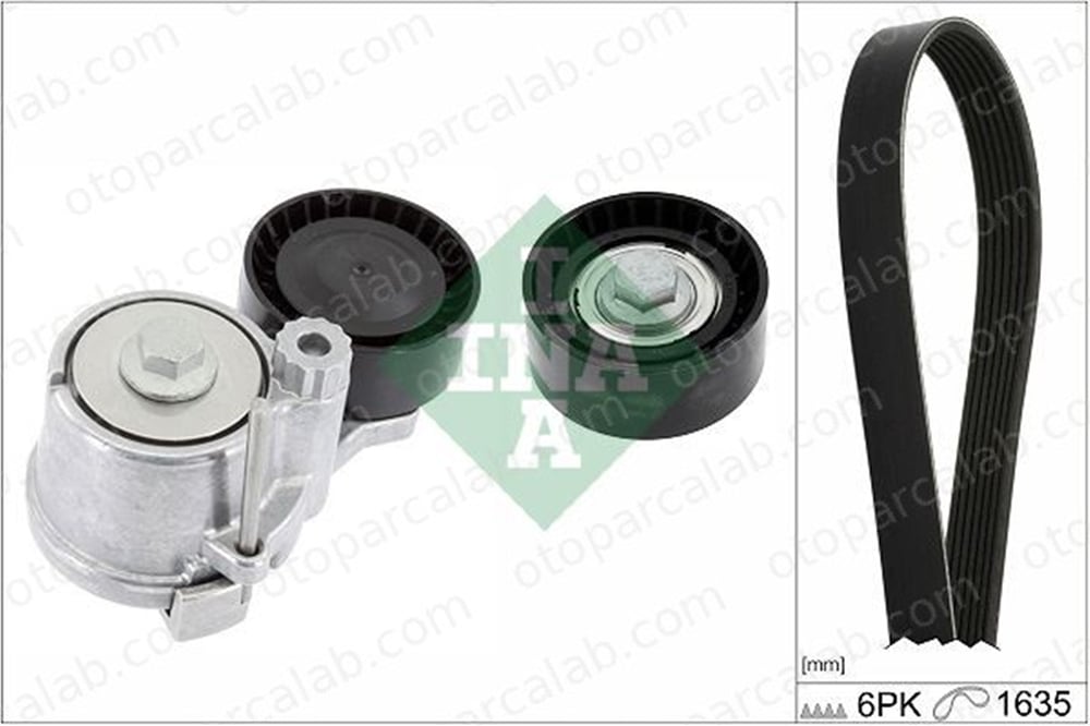 INA 529 0311 10 Vantilatör Kayış Seti OPEL ASTRA K ASTRA K Sports Tourer 636289 1340050