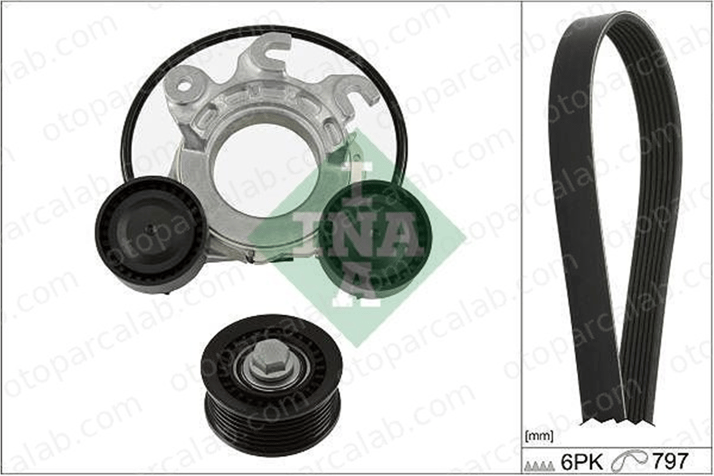 INA 529 0552 10 Triger Kayış Seti PEUGEOT 508 II 508 SW II 1636294280 1687671380