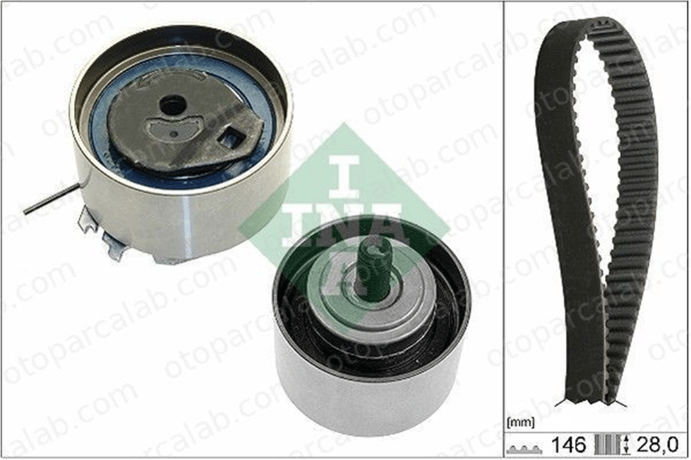 INA 530 0641 10 Triger Kayış Seti CHRYSLER PT CRUISER PT CRUISER Cabrio 530064110 4621844