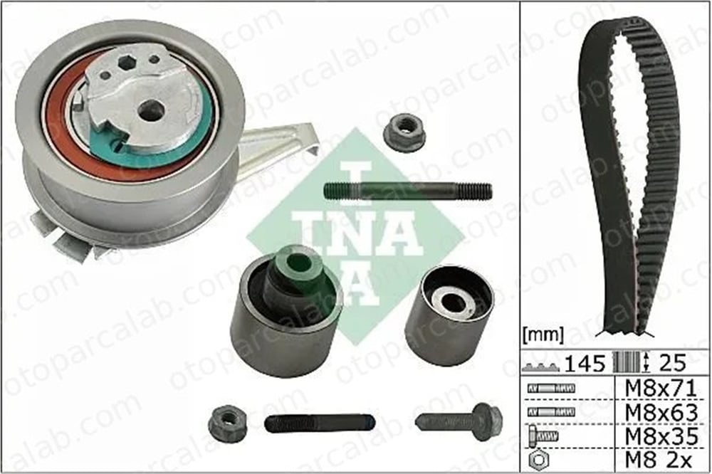 INA 530 0650 10 Triger Kayış Seti AUDI Q5 SEAT LEON ST 4L109243B 04L109243B