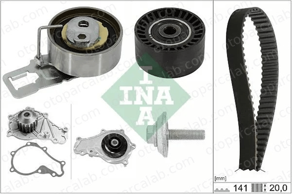 INA 530 0698 30 Triger Kayış Seti CITROËN BERLINGO Kasa/büyük limuzin PEUGEOT PARTNER Kasa/büyük limuzin 1610577780 1684448180