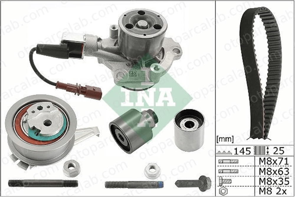 INA 530 0699 30 Triger Kayış Seti AUDI A3 Limousine SEAT IBIZA V 4L109243D 04L109243D