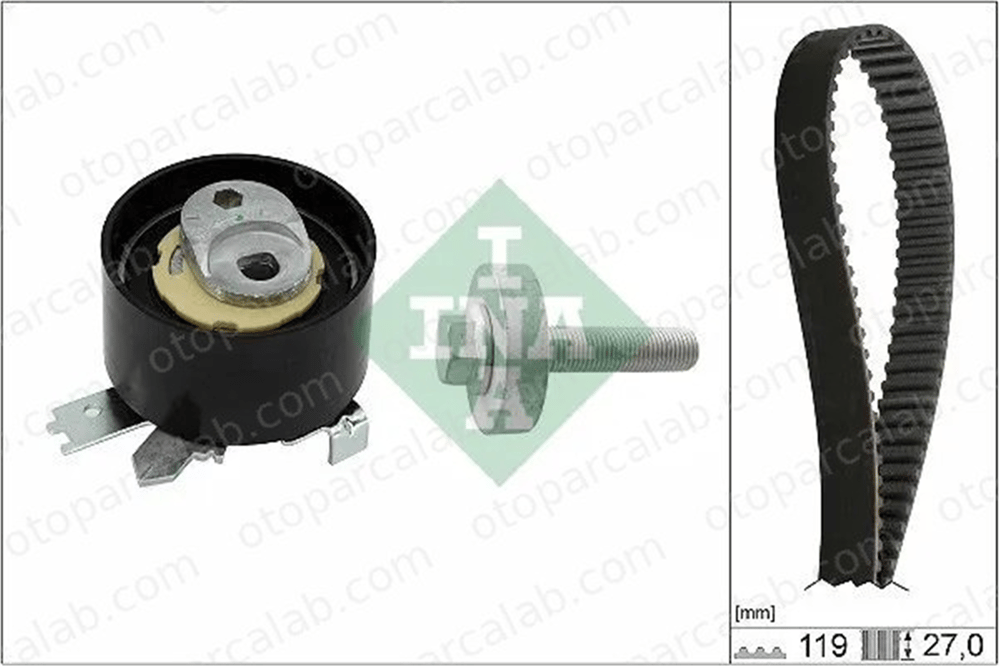 INA 530 0843 10 Triger Kayış Seti MERCEDES-BENZ CITAN Kasa/büyük limuzin DACIA DUSTER 130C19462R 130C17561R