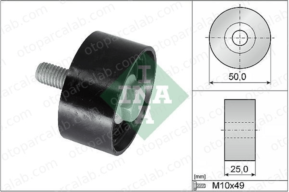 INA 532 0899 10 Triger Gergi Rulmanı AUDI A3 Sportback SEAT LEON 5E109244 05E109244