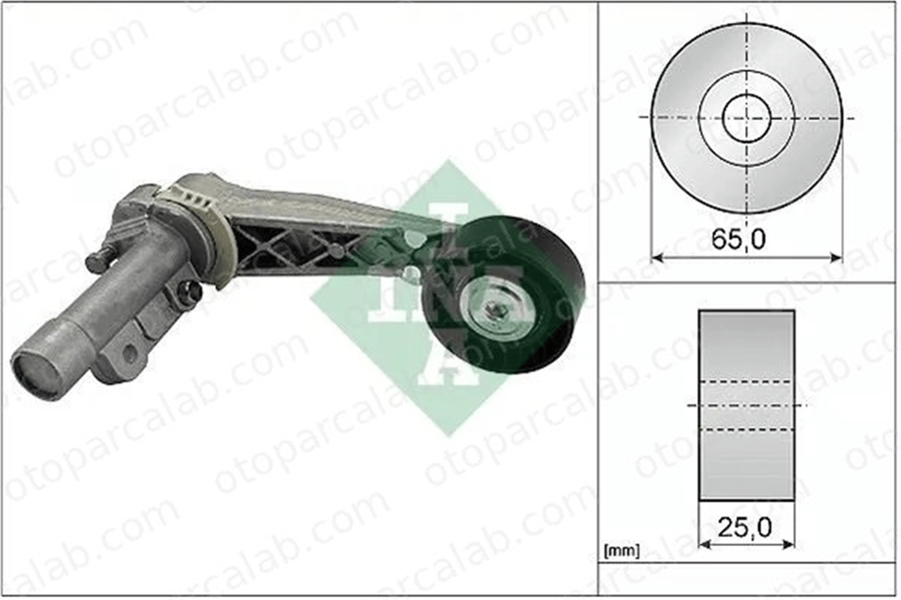 INA 534 0318 10 Vantilatör Kayış Gergi Rulmanı MINI MINI MINI COUNTRYMAN 11287571015 11287534398