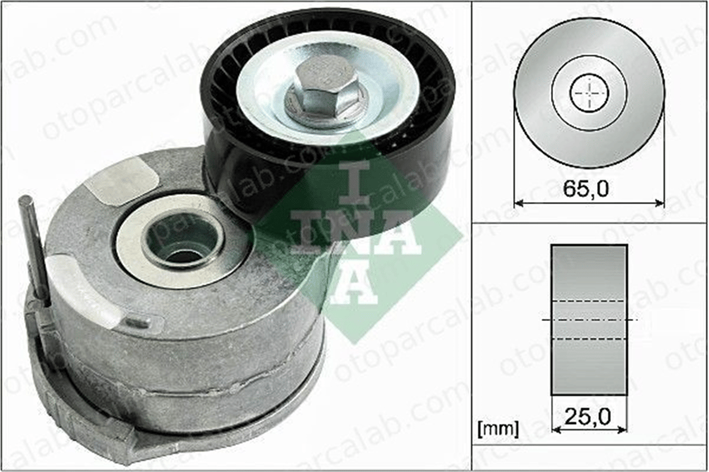 INA 534 0403 10 Vantilatör Kayış Gergi Rulmanı FORD KUGA II GALAXY II 9M5Q6A228BB 1682004